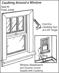 Caulk Around a Window